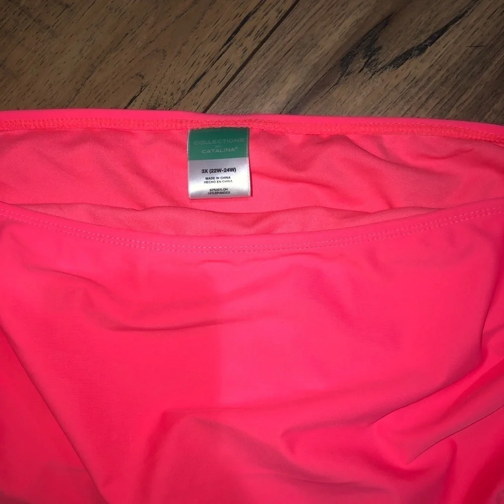 Hot pink NWT Swim Bikini Bottoms Size 3X